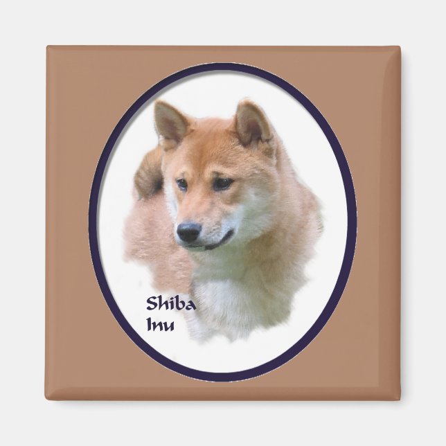 Shiba Inu Geschenke Magnet (Vorne)