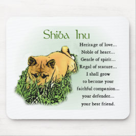 Shiba Inu Geschenke Mousepad