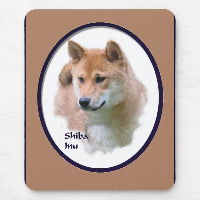Shiba Inu Geschenke Mousepad (Vorne)