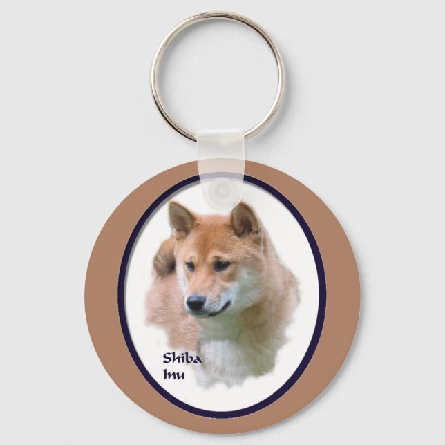 Shiba Inu Geschenke Schlüsselanhänger (Vorderseite)