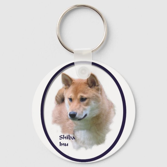 Shiba Inu Geschenke Schlüsselanhänger (Vorderseite)