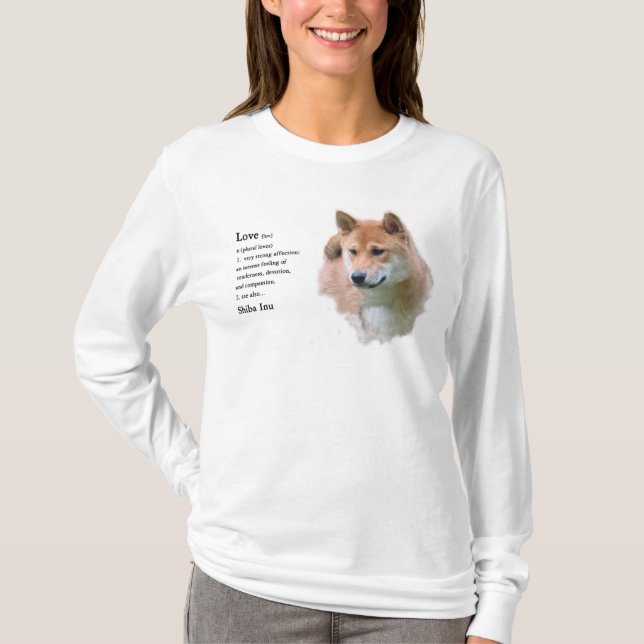 Shiba Inu Geschenke T-Shirt (Vorderseite)