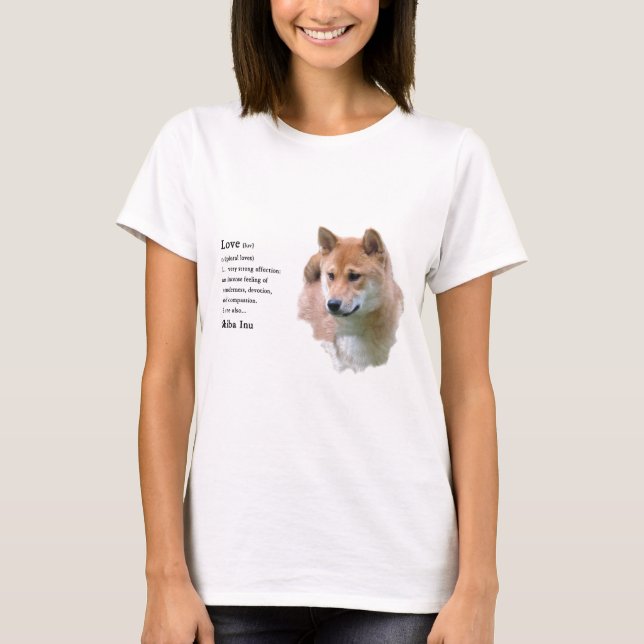 Shiba Inu Geschenke T-Shirt (Vorderseite)