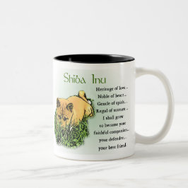 Shiba Inu Geschenke Zweifarbige Tasse