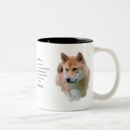 Shiba Inu Geschenke Zweifarbige Tasse