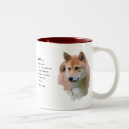 Shiba Inu Geschenke Zweifarbige Tasse