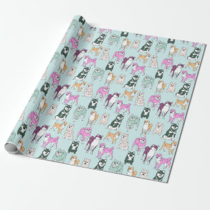 Shiba Inu Geschenkpapier