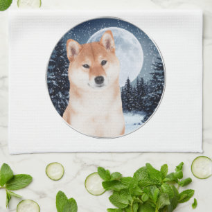 Shiba Inu Geschirrtuch