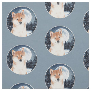 Shiba Inu Gewebe Stoff