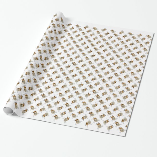 Shiba Inu History Geschenkpapier (Ungerollt)