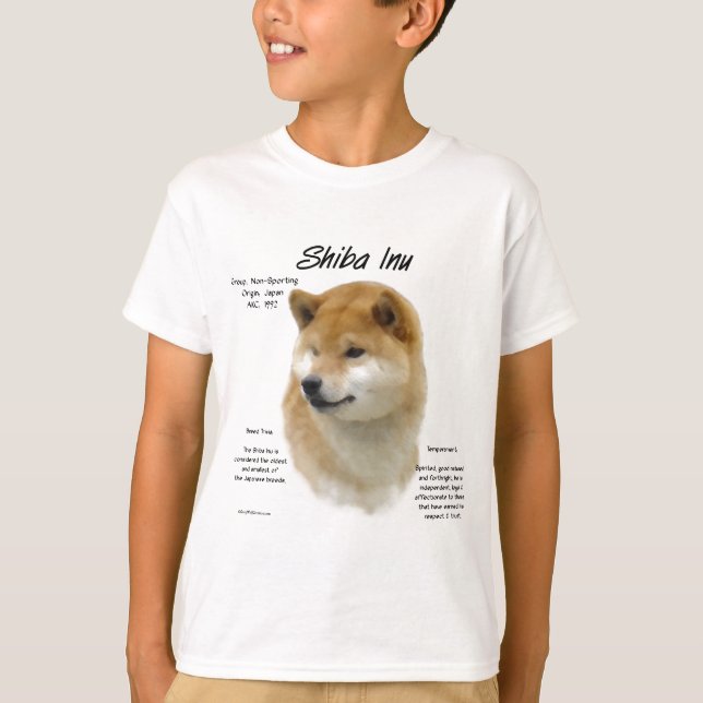 Shiba Inu History T-Shirt (Vorderseite)