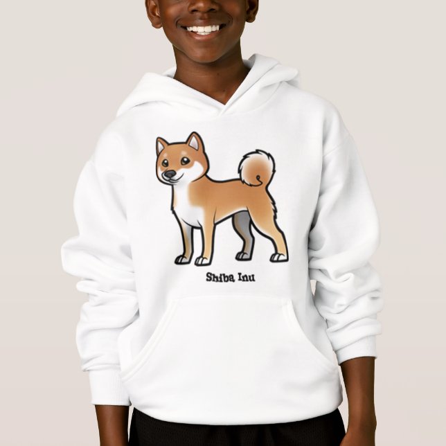 Shiba inu hoodie (Vorderseite)