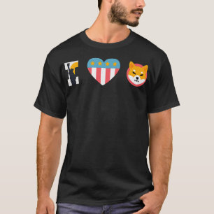 Shiba Inu I Liebe Shiba Crypto SHIB Premium T - Sh T-Shirt