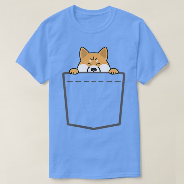 Shiba Inu in Ihrem Pocket Hund Lover Shiba Niedlic T-Shirt (Design vorne)