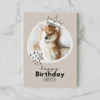 Shiba Inu Inspiriert Geburtstagskarte