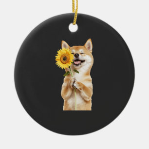 Shiba Inu Keramik Ornament