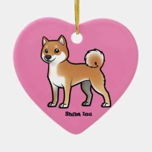 Shiba inu keramikornament