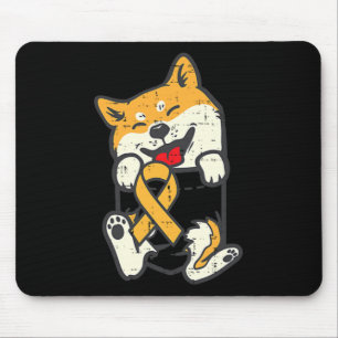 Shiba Inu Kinder Krebs Band Bewusstsein Hund Su Mousepad