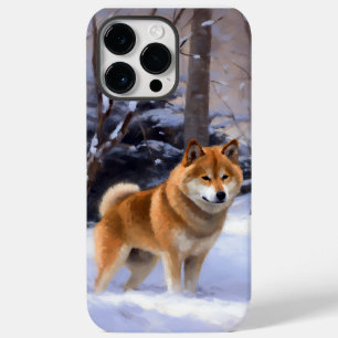 Shiba Inu Lass es schneien Weihnachten Case-Mate iPhone 14 Pro Max Hülle