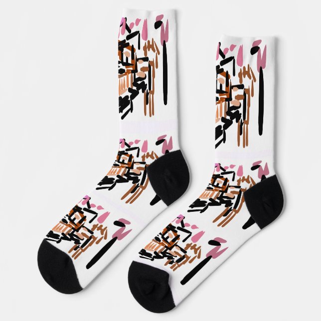 Shiba Inu Liebe  Socken (Linkes Detail)