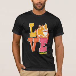 Shiba Inu liebt niedliche Farbe T-Shirt