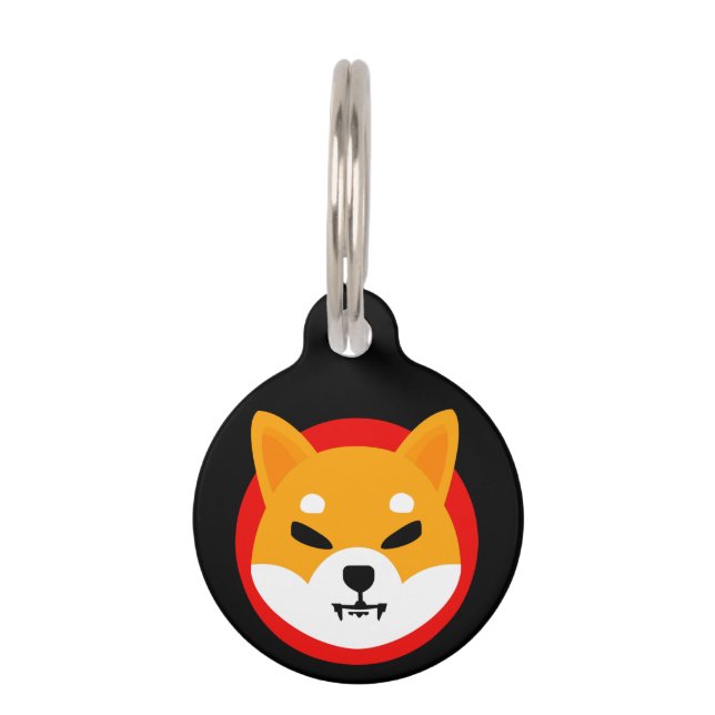Shiba Inu Logo Haustiermarke (Vorderseite)