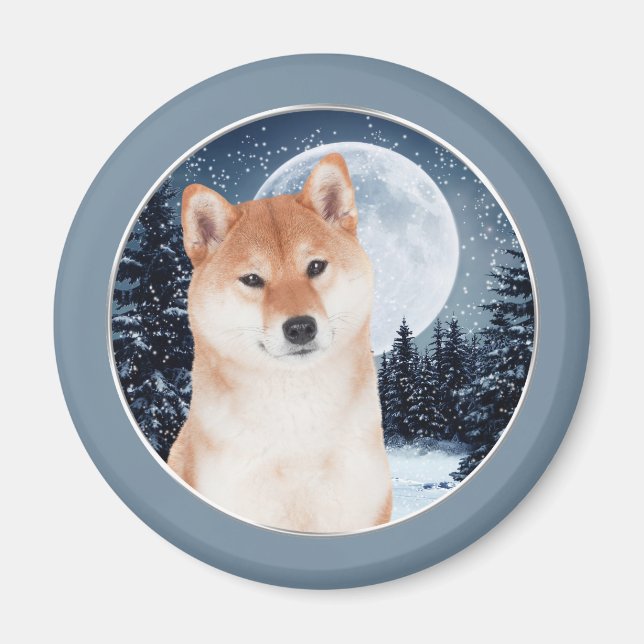 Shiba Inu Magnet (Vorne)