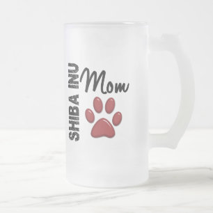 Shiba Inu Mama 2 Mattglas Bierglas