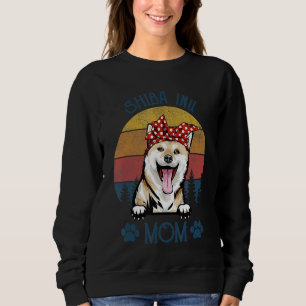 Shiba Inu Mama Hund Mama Mütter Tag 1 Sweatshirt