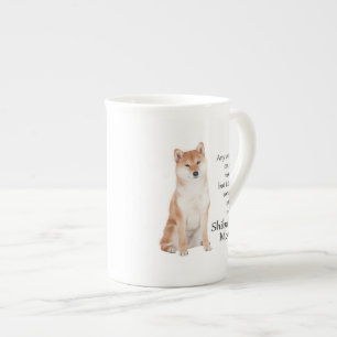 Shiba Inu Mama-Knochen-China-Tasse Prozellantasse
