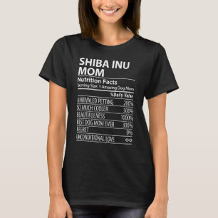 Shiba Inu Mama Nutrition Fakten Shiba Inu Dog Eige T-Shirt