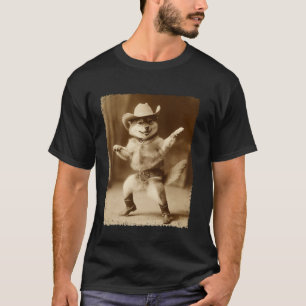 Shiba Inu Meme Funny Dog Albern Cowboy T-Shirt