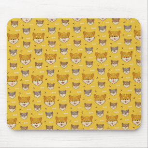 Shiba Inu Muster Mousepad