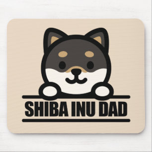 SHIBA INU PAPA - Stolz Shiba Inu Vater Design Mousepad