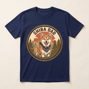 Shiba Inu Papa Tri-Blend T-Shirt Shiba Hund Papa Shirt