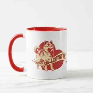Shiba Inu Pawlentine's Day Tasse