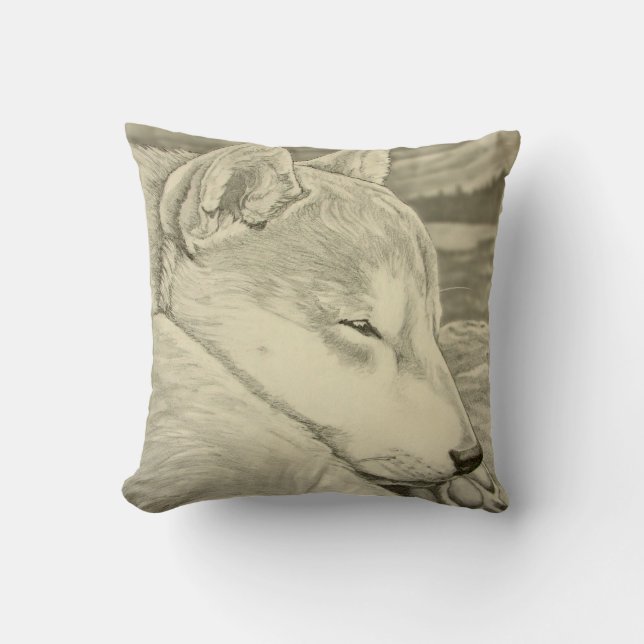 Shiba Inu Pillows schläfchen Shiba Inu Dog Pillows Kissen (Vorderseite)