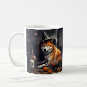 Shiba Inu Pumpkins Halloween Beängstigend Kaffeetasse