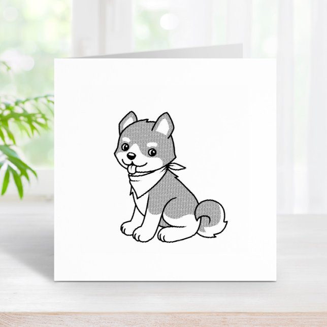 Shiba Inu Puppy Dog Gummistempel (Von Creator hochgeladen)