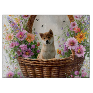 Shiba Inu Puppy Schneidebrett