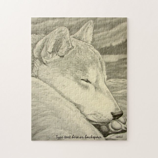 Shiba Inu Puzzlespiel personalisierte Shiba Inu Puzzle (Vertikal)