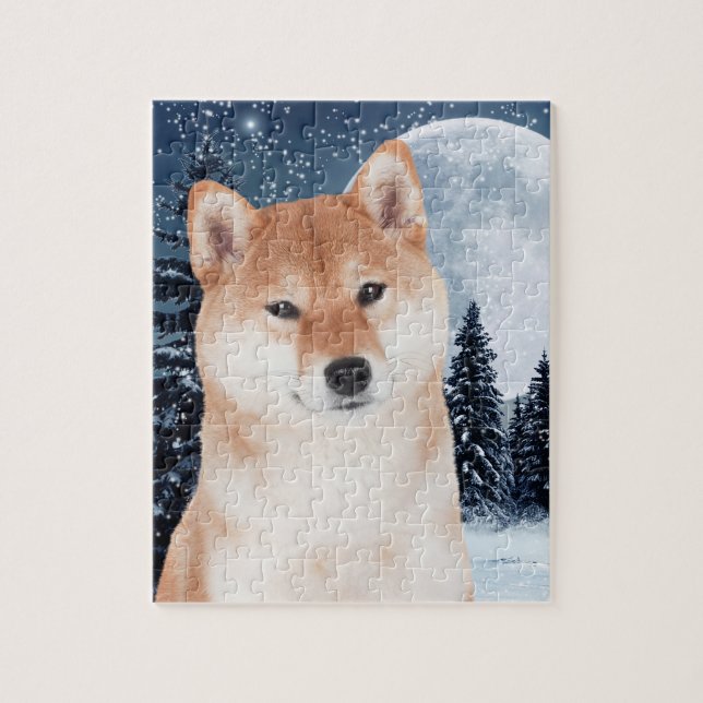 Shiba Inu Puzzlespiel Puzzle (Vertikal)