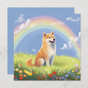 Shiba Inu Rainbow Bridge Benutzerdefiniertes Hunde
