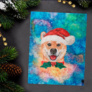 Shiba Inu Rasse Hund Weihnachten Puzzle