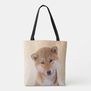 Shiba Inu (Rot) Malerei - Original Hunde Kunst