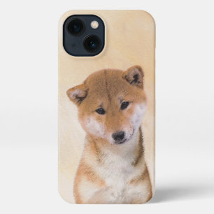 Shiba Inu (Rot) Malerei - Original Hunde Kunst iPhone 13 Hülle