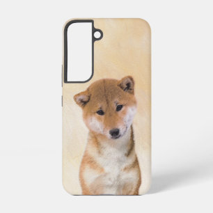 Shiba Inu (Rot) Malerei - Originale Hundekunst Samsung Galaxy Hülle