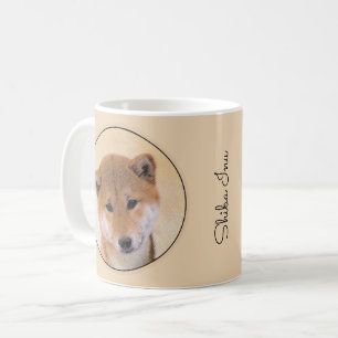 Shiba Inu (rote) Malerei - ursprüngliche Kaffeetasse