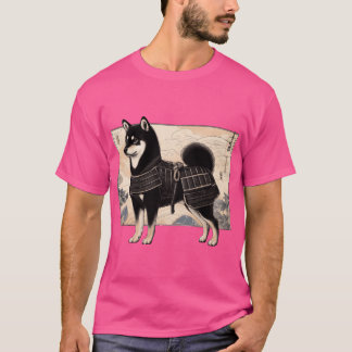 Shiba Inu Samurai-Familie T-Shirt