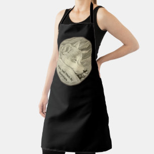 Shiba Inu Schürze Personalisiert Shiba Inu Kunstge